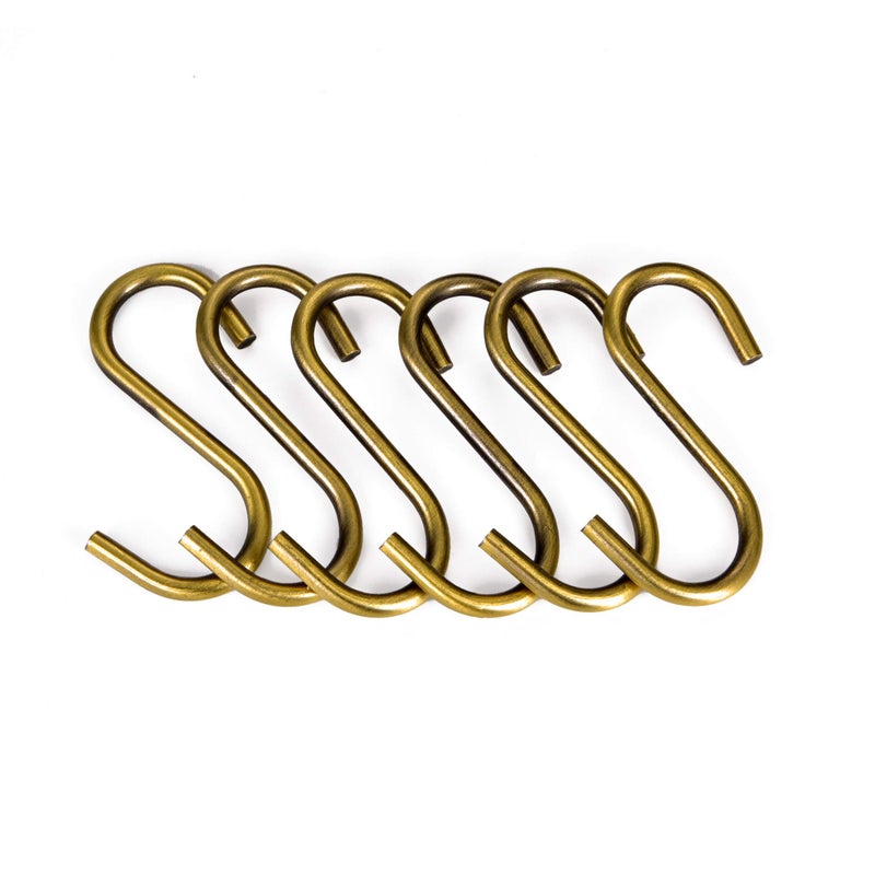 TOPIND 20 Pack 2.4in S Hooks, Heavy Duty Steel S Hanging Hooks for Kitchen, Workshop, Bathroom, Garden, Pan Pot Rack, Closet, Hanging Plants, Cups, Jeans - Image 3